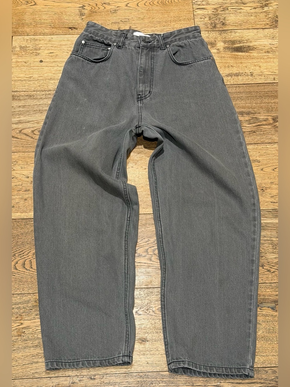 KOTN UNISEX ANTI FIT DENIM GREY  Relaxed Jeans - 28 on tag (waist 26 actual )